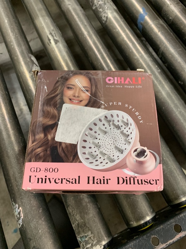 Photo 1 of GIHALI Universal Hair Diffuser “Super Sturdy” 1.7 Inch to 2.6 Inch for Natural Curly and Wavy Hair, Hair Dryer Attachment (Rose Gold)