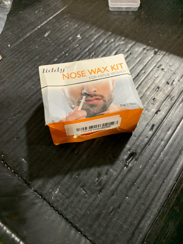 Photo 1 of Nose Hair Removal - Wax Kit for Men and Women with 50g, 20 Applicators, 10 Pods, 1 Measuring Cup, 8 Moustache Stencils
