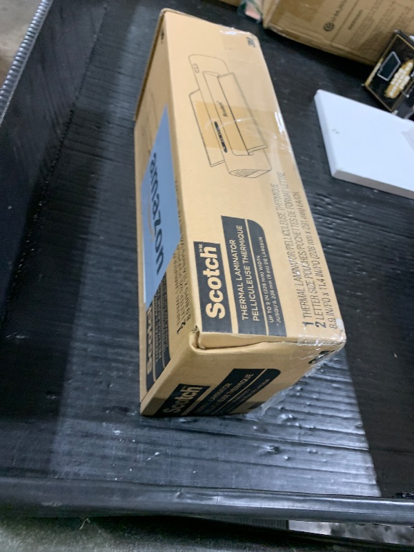 Photo 1 of Scotch TL901X Thermal Laminator, 1 Laminating Machine, Gray, Laminate School Assignments and Documents, for Dorm Room or School Supplies, 9 in.