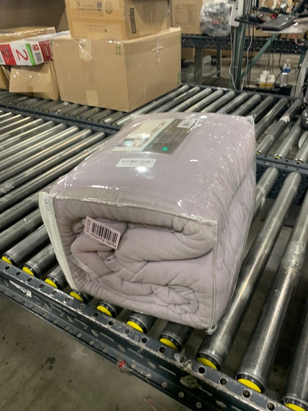 Photo 1 of True North by Sleep Philosophy Micro Fleece Bed Sheet Set, Warm, Sheets with 14" Deep Pocket, for Cold Season Cozy Sheet-Set, Matching Pillow Case, Cal King, Lavender, 4 Piece
