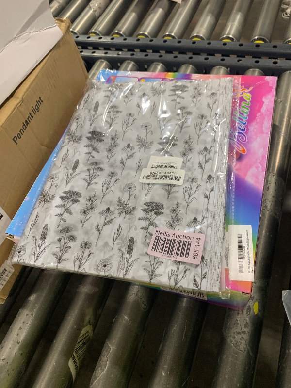 Photo 1 of 100 Sheet 20 * 14 Inches Vintage Wildflower Tissue Paper Black and White Floral Gift Wrapping Paper Botanical Decorative Tissue Paper for Gift Bags for Birthday Wedding Bridal Shower DIY Craft