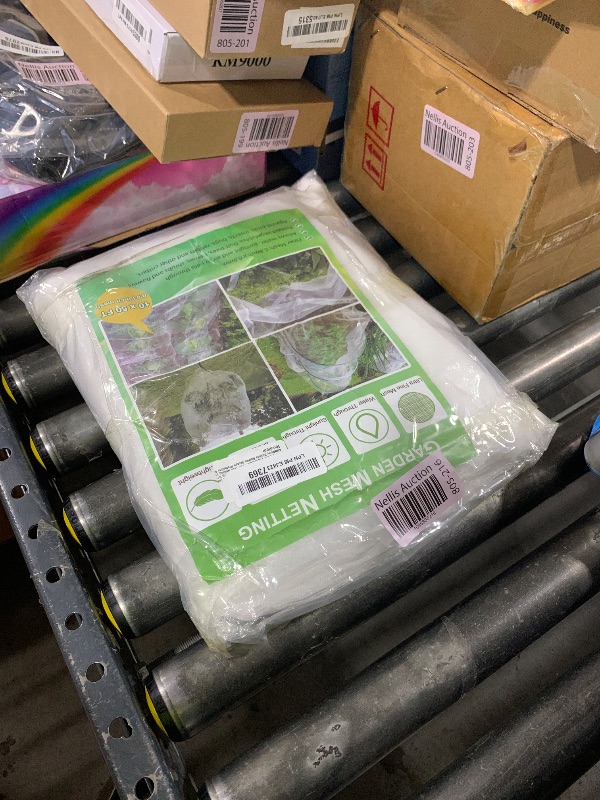 Photo 1 of KLEWEE 10 x 50 FT Garden Mesh Netting, Ultra Fine Plant Netting Covers, Garden Netting for Raised Beds Vegetables, Fruit Tree Netting for Blueberry Bushes Barrier Screen Protection Net Cover