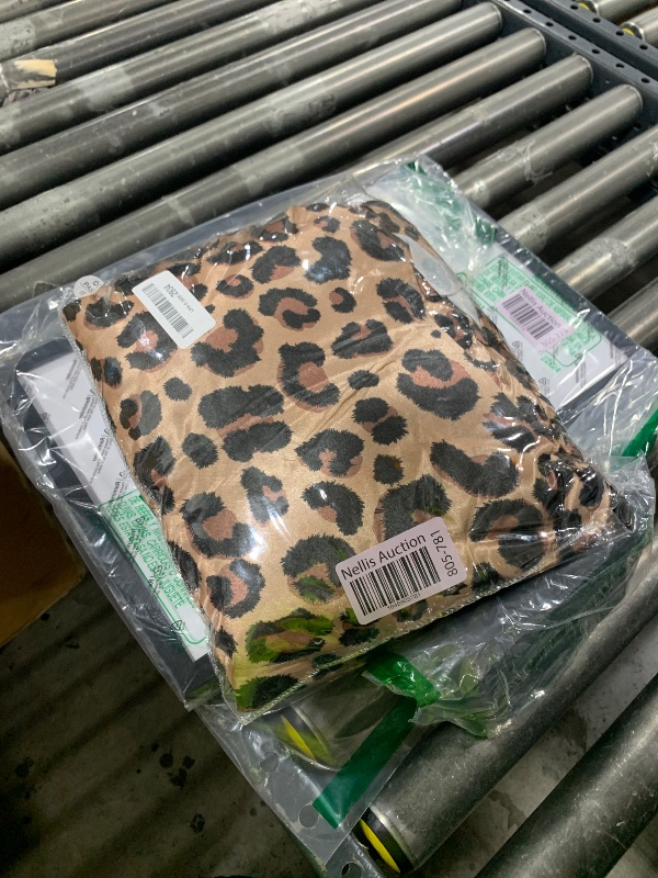 Photo 1 of MR&HM Satin Bed Sheets with Elastic Corner Straps, King Size Sheets Set, 4 Pcs Silky Bedding Set with 15 Inches Deep Pocket for Mattress (King, Brown Leopard)