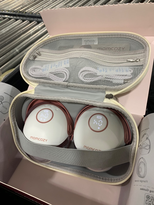 Photo 1 of Momcozy Breast Pump Hands Free Mobile Style, Leak-Proof, Quiet & Comfortable for On-The-Go Pumping