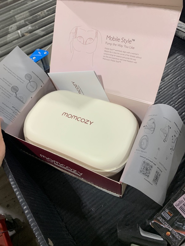 Photo 1 of Momcozy Breast Pump Hands Free Mobile Style, Leak-Proof, Quiet & Comfortable for On-The-Go Pumping