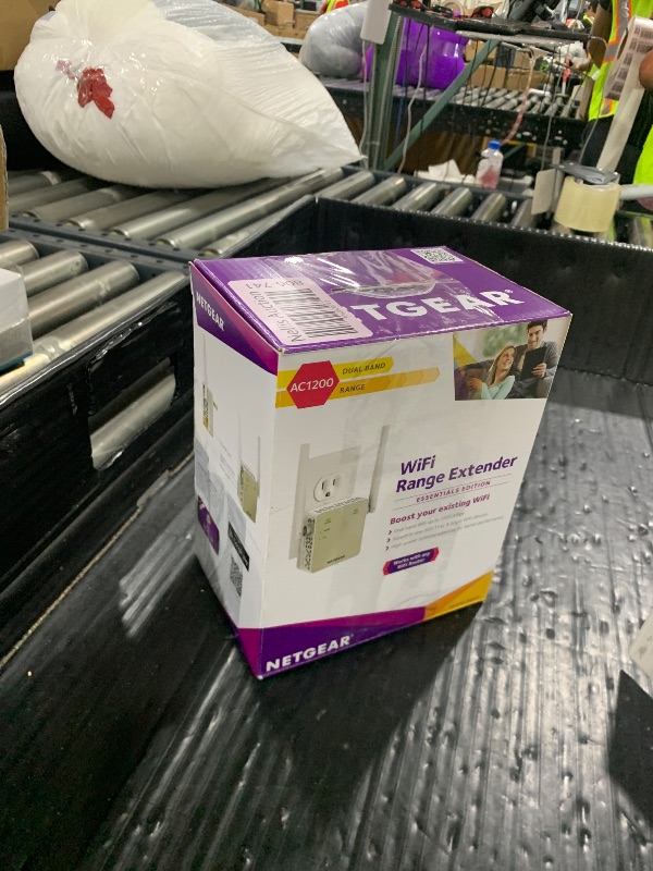 Photo 1 of NETGEAR Wi-Fi Range Extender EX6120 - Coverage Up to 1500 Sq Ft and 25 Devices with AC1200 Dual Band Wireless Signal Booster & Repeater (Up to 1200Mbps Speed), and Compact Wall Plug Design, White