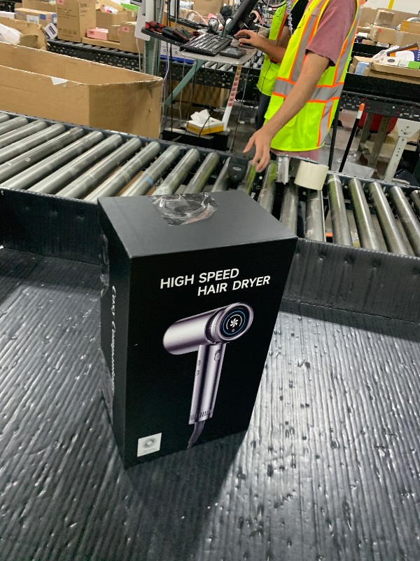 Photo 1 of Hair Dryer - High-Speed 150,000 RPM Hairdryer for Fast Drying, 500Million Negative Ionic & Thermo-Control & Cool Shot Button & Lightweight & HD Display Blow Dryer with Magnetic Diffuser & Nozzle
