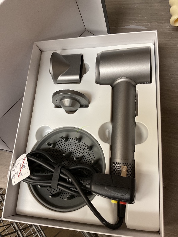 Photo 1 of Hair Dryer, 150000 RPM Brushless Motor with 500M Negative Ions, Fast-Dry Lightweight Design, ThermoControl & Magnetic Nozzle/Diffuser, Low Noise Salon Blow Dryer for All Hair, Travel, Home