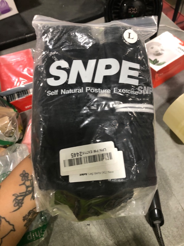 Photo 1 of ITEM IS MISSING PARTS, UNSURE WHAT PARTS ARE MISSING ---------------------------------------------------------SNPE Leg Belts (L) Posture Corrector for Bowed Legs and Body for Women and Men. Pain Relief for Knees, Legs, Lower Back