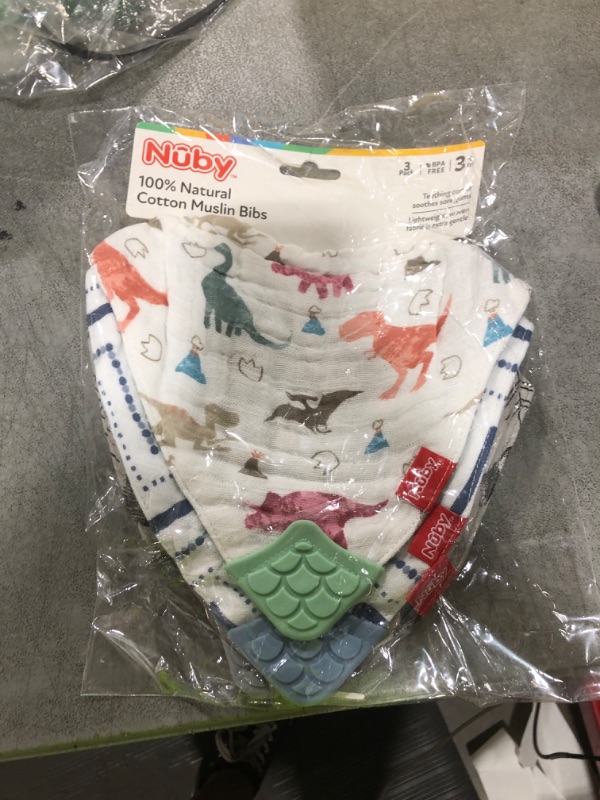 Photo 1 of 8-Pack Organic Baby Bandana Bibs for Boys, Girls - Super Absorbent Triangle Baby Bibs for Drooling and Teething Infant, 100% Cotton Extra Soft for Newborn, Infant 0-36 Months (Mesozoic)
