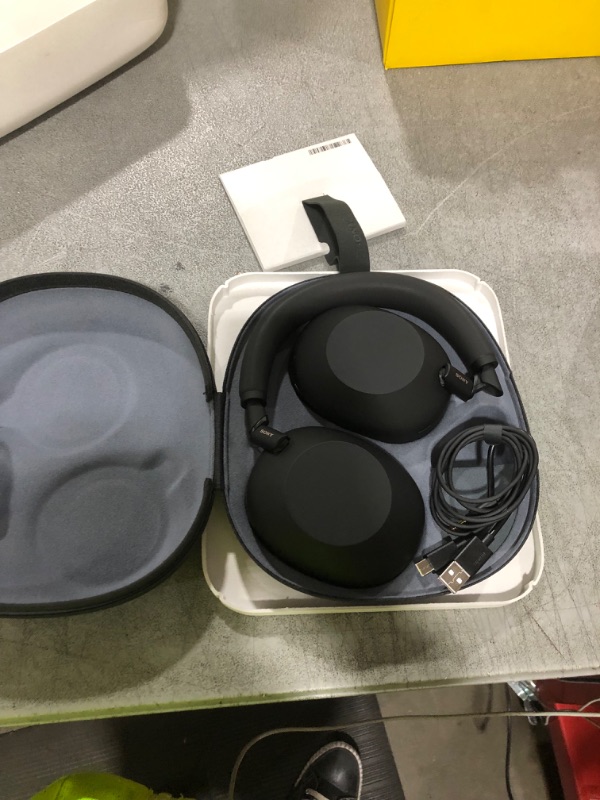 Photo 1 of Sony WH-1000XM6 The Best Wireless Noise Canceling Headphones, HD NC Processor QN3, 12 Microphones, Adaptive NC Optimizer, Mastered by Engineers, Studio-Quality, 30-Hour Battery, Black