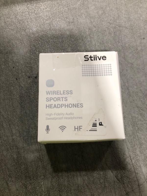 Photo 1 of Stiive Bluetooth Headphones, 5.3 Wireless Sports Earbuds IPX7 Waterproof with Mic, Stereo Sweatproof in-Ear Earphones, Noise Cancelling Headsets for Gym Running Workout, 16 Hours Playtime - GreenBlack