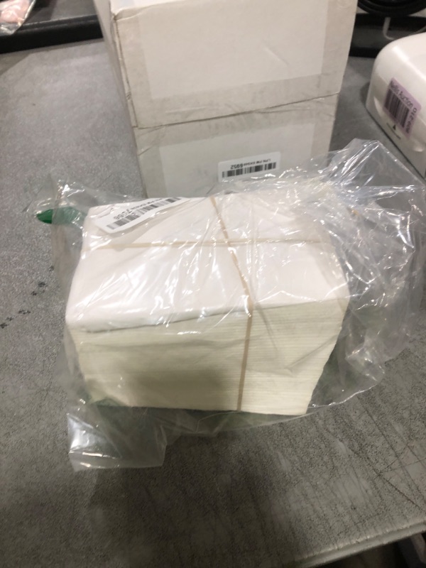 Photo 1 of JTIEO Shipping Labels 4" x 6" Thermal Labels 1000 Fanfold Direct Thermal Label Printer Paper, Perforated White with Permanent Adhesive, Compatible with Most Thermal Printers.