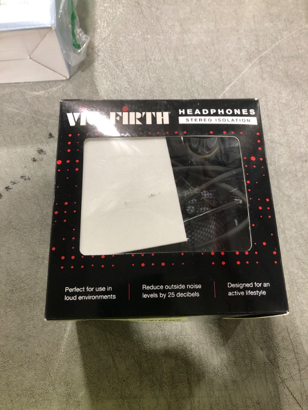 Photo 1 of Vic Firth SIH3 Stereo Isolation Headphones, 25 Decibels