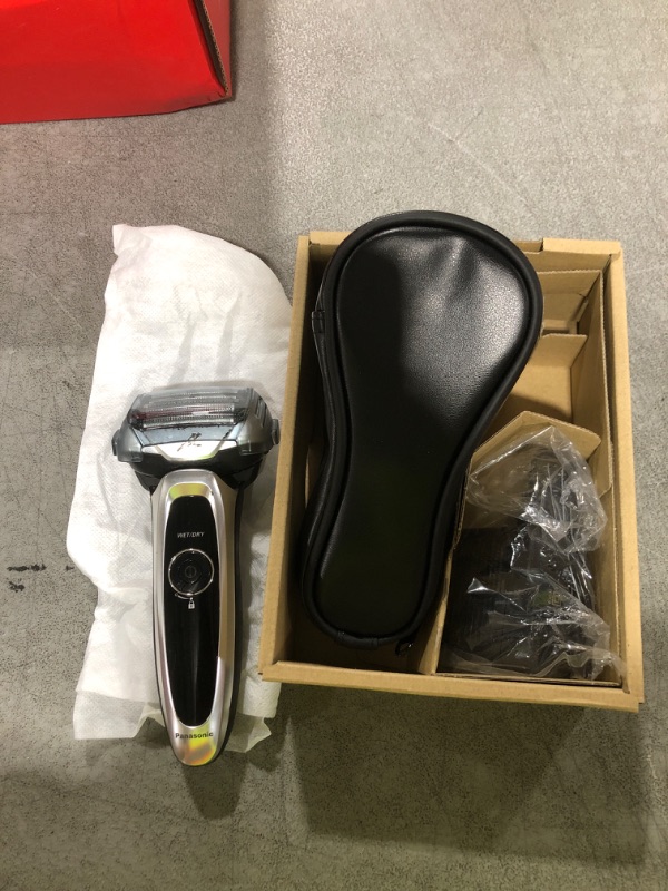 Photo 1 of Panasonic ARC5 Electric Razor for Men with Pop-Up Trimmer, Wet/Dry 5-Blade Electric Shaver with Intelligent Shave Sensor and Multi-Flex Pivoting Head – ES-LV65-S (Silver)