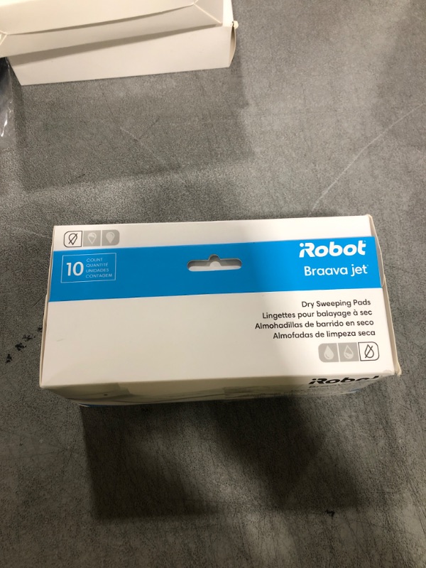 Photo 1 of iRobot Braava Authentic Replacement Parts- Braava Jet 200 Series Dry Sweeping Pads (10-Pack)