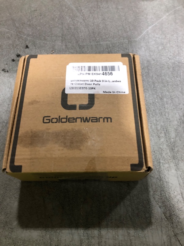 Photo 1 of goldenwarm 10 Pack 3 in Light Brass Bin Cup Pulls Brushed Gold Cabinet Pulls Gold Cup Drawer Dresser Hardware Closet Door Pulls
