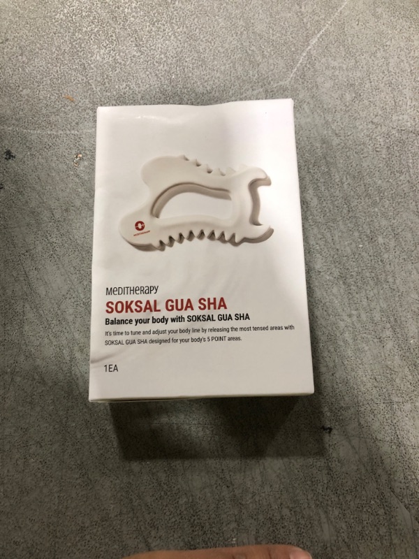 Photo 1 of MEDITHERAPY SOKSAL GUASHA,Ceramic Gua Sha,Body Massage Tool, Korean Body Guasha, Guasha Board, Face Lift, Muscle Relief Massage Board (Body Massager)