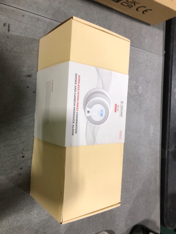 Photo 1 of X-Sense Wireless Interconnected Combination Smoke and Carbon Monoxide Detector with LCD Display & 10-Year Battery, Over 820 ft Transmission Range, 6-Pack