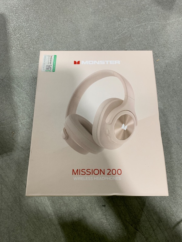 Photo 1 of Monster Mission 200 Bluetooth Headphones, Wireless Headphones with 3 EQ Modes, Low Latency HiFi Stereo Foldable Lightweight Headset, 60H Playtime,Deep Bass for Home Office Cellphone PC Ect