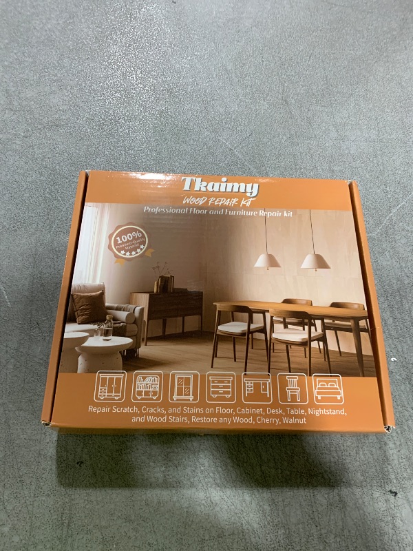 Photo 1 of Laminate Vinyl Floor Repair Kit Wood Floor Scratch Repair Hardwood Lvp Floor Wax Repair Furniture Markers Touch up Remover Scratches, Stains, Cracks, Holes for Door, Cabinet, Table