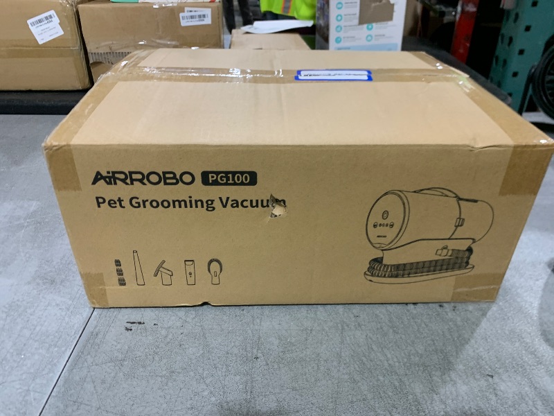 Photo 1 of AIRROBO Dog Grooming Vacuum, Dog Grooming Kit,12000Pa Strong Pet Vacuum, 2L Large Capacity Vacuum for Shedding Grooming Hair, Quiet,PG100