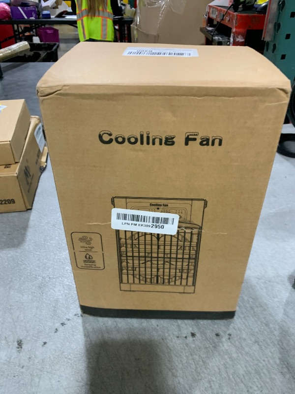 Photo 1 of Portable Air Conditioners for Bedroom, Dual Motor Evaporative Air Cooler with 3 Speeds & 3 Mist, 7 Color Night Light Cooling Fan with 2-8H Timer, 1100ML Personal AC Unit for Office Room