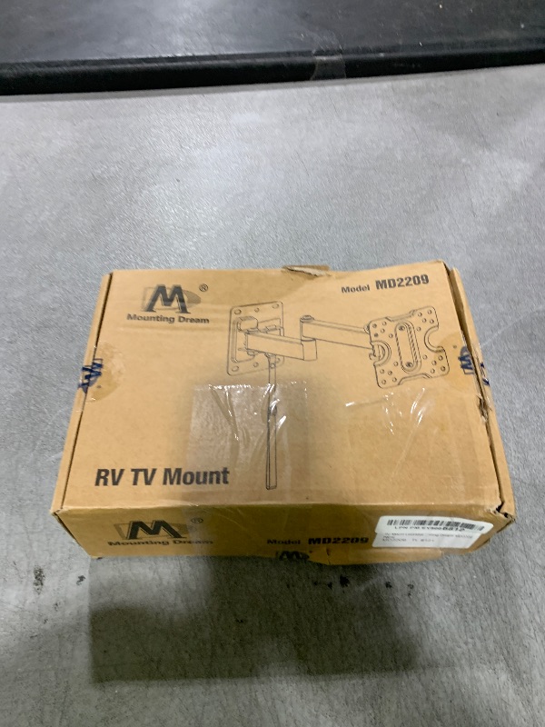 Photo 1 of Mounting Dream Lockable RV TV Mount for Most 10-26 Inch Flat Screen, RV TV Mount Bracket for Camper Trailer Truck Boat, Full Motion RV TVs Wall Mount Quick Release Lock, VESA 100x100mm, 33 lbs MD2209
