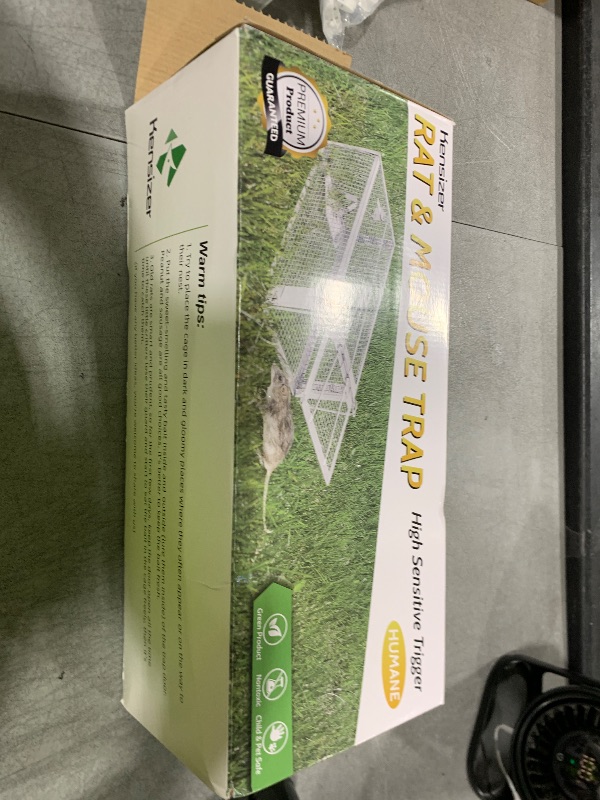 Photo 1 of Kensizer Animal Humane Live Cage Trap That Work for Rat Mouse Chipmunk Mice Voles Hamsters and Other Small Rodents, Trampa para Ratones, Catch and Release 1Pack Medium 12" L x 6.5" W x 5" H