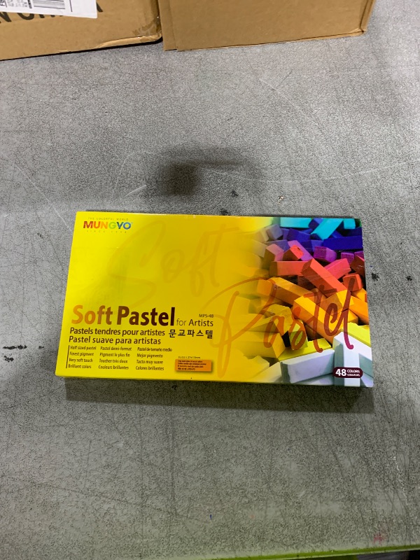Photo 1 of MUNGYO Soft Pastel Set – 48 Colors Renewed Version | Square Pastels for Artists | Smooth & Blendable Colors