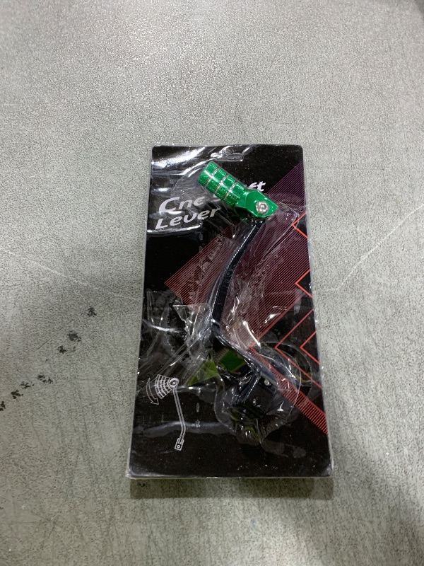 Photo 1 of JFG RACING Motorcycle Gear Shifter Folding Shift Lever CNC for KLX 110 KLX110 KLX110L KLX110R 2010-2023 Dirt Pit Bike Green