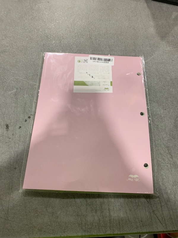 Photo 1 of Mr. Pen- Pocket Folders, 4 Pocket, 4 Pack, Pastel Colors, Folders with Pockets 3 Hole Punched, Folders, Folders for School, Folders with Pockets, Binder Folders, Back to School Supplies