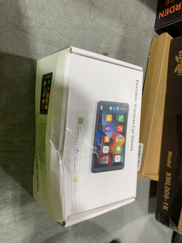 Photo 1 of 2025 Enhanced Carplay Screen for Car - 7" HD Portable Carplay & Android Auto with Bluetooth, HD Backup Camera, GPS Navigation, Siri, FM Radio, AUX, and Mirror Link – Compatible with All Vehicles