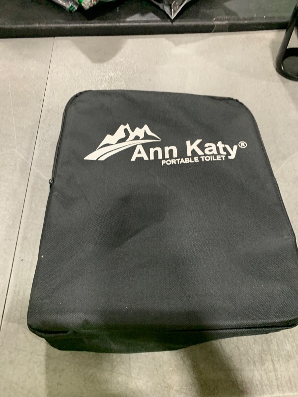 Photo 1 of Ann Katy Upgrade XL Portable Toilet for Adults, Extra Large Portable Travel Floding Toilet, Camping Tall Toilets with Lid for Adults and Kids Compact Potty for Car,Hiking,Beach and Camping