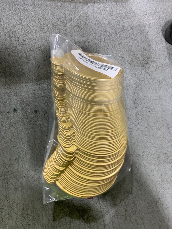 Photo 1 of YYaaloa 3.15 Inch Mini Round Golden Cake Boards 100pcs Mousse Cupcake Base Paper Plates Circle Dessert Board (Gold 3inch 100pcs)