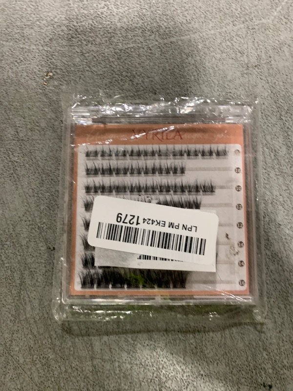 Photo 1 of VYRILA Lash Clusters 0.05mm PBT Fiber Eyelash Clusters, 0.1mm Superfine Invisiband D Curl Diy Lash Extension, 80pcs 8-16mm Individual Lashes Clusters Like Eyelash Extensions (Twilight-D-8-16Mix)