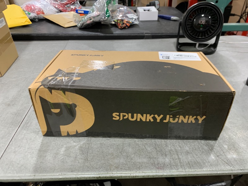Photo 1 of SPUNKYJUNKY Ceramic Dog and Cat Bowl with Wood Stand Non-Slip Matte Glaze Weighted Food Water Set for Cat Medium Dog 28.7 OZ