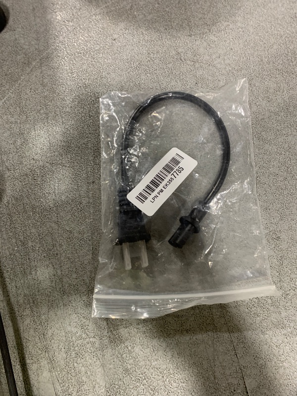 Photo 1 of Vebner 12-Inch Power Cord Compatible with Sonos Five, Sonos Play 5, Sonos Beam, Sonos Ray, Sonos Arc, Arc Ultra, Sonos Amp, Sonos Playbase, Sonos Sub Gen 3 and Sonos Sub Mini - Black