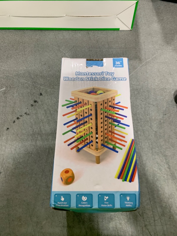 Photo 1 of Pinshoon Montessori Game Wooden Board Game, Multiplayer for Kids 4-8, Math Educational, Fine Motor Skill Toy for Girls Boys, Classic Fun Games for Age 3 4 5 6 7 8 Girls Boys Gifts (Regular)