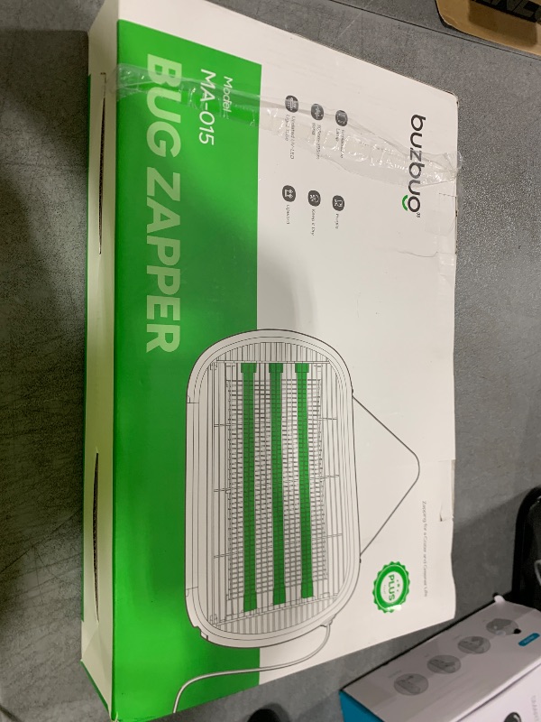 Photo 1 of Buzbug Upgraded LED Bug Zapper Indoor, 10 Years Lifespan 3 Lamps Sustainable Less Power, 3800V Powerful Electric Mosquito Zapper, Durable Fly Trap Mosquito Trap, Fly Killer Fly Zapper -MA015PLUS