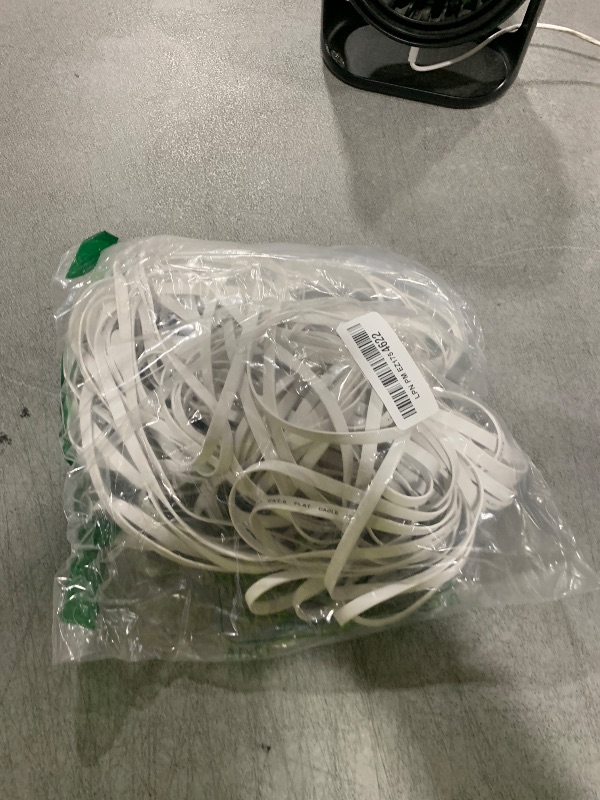 Photo 1 of Jadaol Cat 6 Ethernet Cable 100 ft, Outdoor & Indoor 10Gbps Support Cat8 Cat7 Network, Flat RJ45 Internet LAN Computer Patch Cable for Router, Modem, Switch, Gaming Consoles, Streaming Devices, White