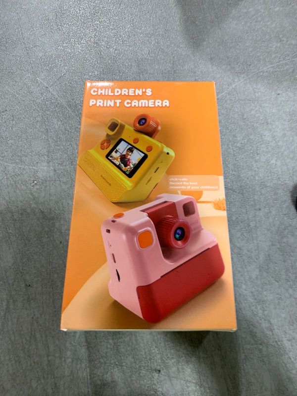 Photo 1 of LETSHAHA Kids Camera Instant Print, Christmas Birthday Gifts for Toddle Girls Boys Age 3-12, 24MP & 1080P Selfie Digital Camera with 3 Roll No-Ink Print Paper 32G SD Card - Blue