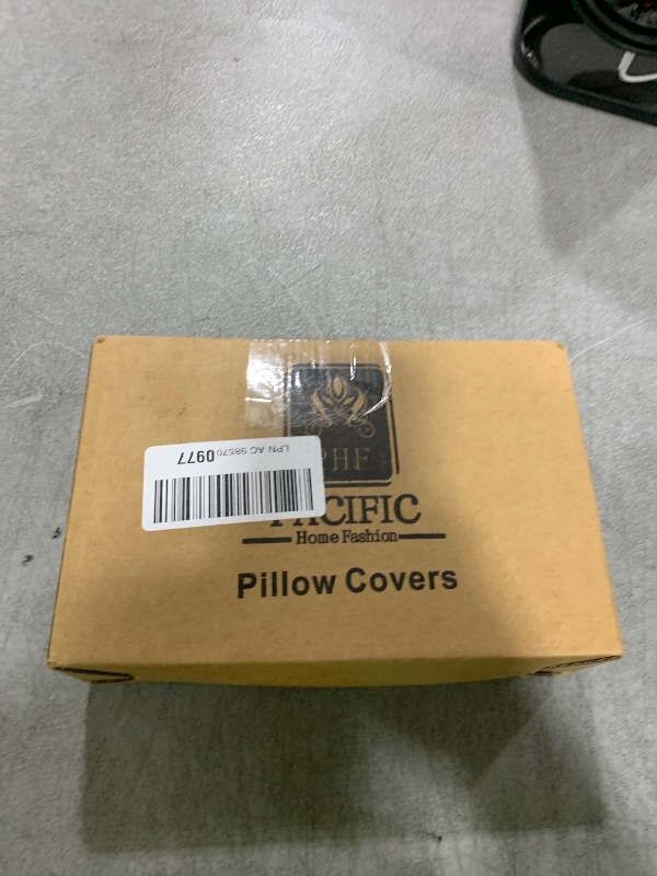 Photo 1 of PHF 100% Cotton Waffle Pillow Shams Queen Size, 2 Pack 20" x 30" Soft Skin-Friendly Pillowcases, No Filling, Aesthetic Woven and Breathable Waffle Weave Pillow Case Covers for Bed, Light Grey