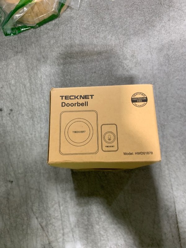 Photo 1 of TECKNET Wireless Doorbells for Home, IP65 Waterproof 1,970Ft 120dB Door Bell Ringer Wireless for Classroom with 60 Chimes & 5 Volume Levels, RGB Flash