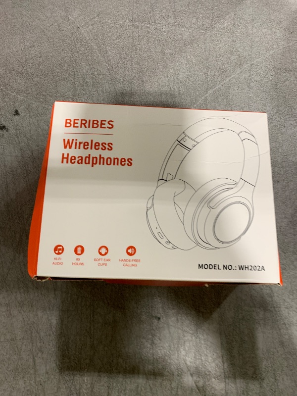 Photo 1 of BERIBES Bluetooth Headphones Over Ear, 65H Playtime and 6 EQ Music Modes Wireless Headphones with Microphone, HiFi Stereo Foldable Lightweight Headsets, Deep Bass for Home Office Cellphone PC Ect.