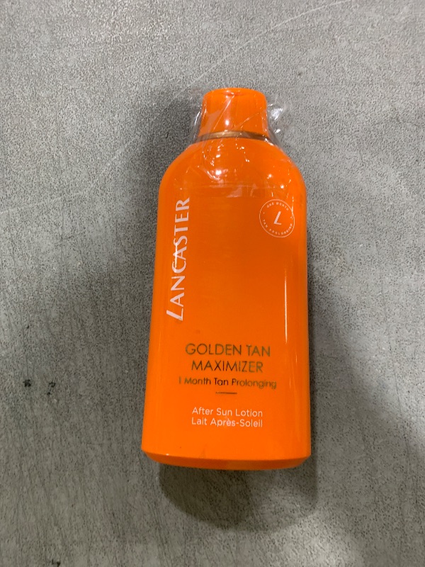 Photo 1 of Lancaster GOLDEN TAN MAXIMIZER after sun lotion 13.5 Fl Oz (400 ml) - new 2020 packaging