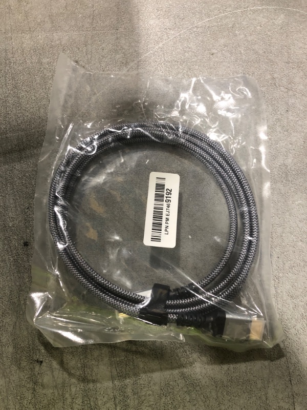Photo 1 of Highwings 8K 10K 4K HDMI Cable 48Gbps 6.6FT/2M, Certified Ultra High Speed HDMI Cable Braided Cord-4K@120Hz 8K@60Hz, DTS:X, HDCP 2.2 & 2.3, HDR 10 Compatible with Roku TV/PS5/HDTV/Blu-ray