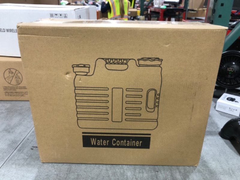 Photo 1 of Portable 5 Gallon Water Jug with Automatic Touch Control Pump,Truly No Leakage Water Container with Spigot,Type-C Rechargeable Military Green Water Pump Gear for Outdoors Camping Hiking