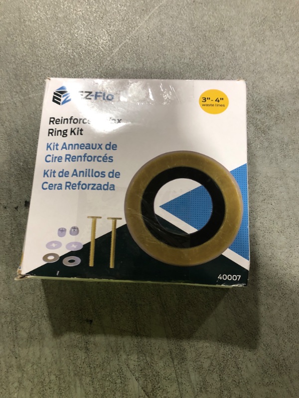 Photo 1 of Eastman 40007 Toilet Bowl Wax Ring Set, 4 inch x 3 inch