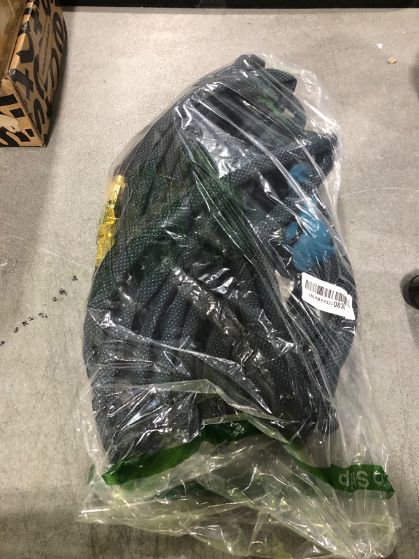 Photo 1 of DOKOCCY Non-Expanding Garden Hose 50 ft, Flexible Water Hose with 10 Function Spray Nozzle, Lightweight Hose Pipe, Leak-Proof, Durable, Kink-Resistant, 3/4 Inch Connector, Portable Storage Strap